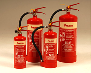 group of extinguishers