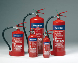 powder extinguishers photo